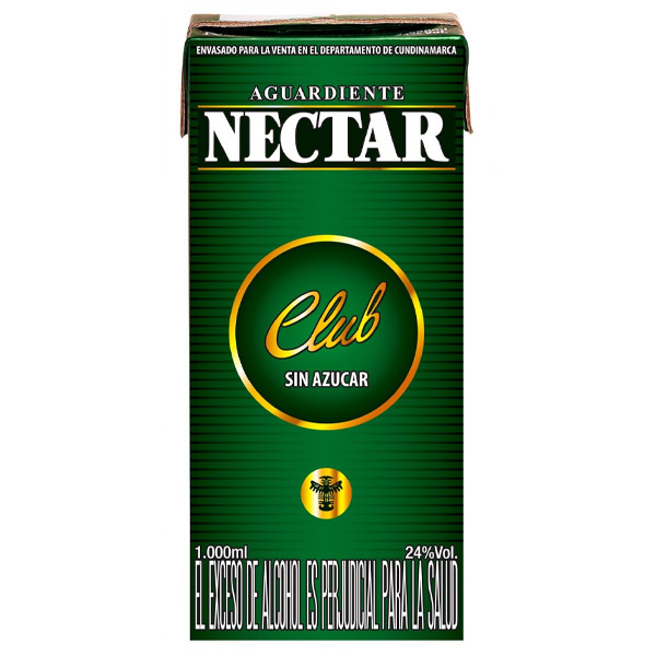 Aguardiente Nectar Verde Caja 1L                       