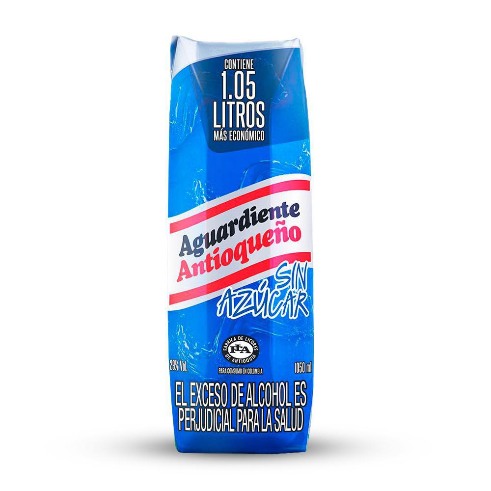 Aguardiente Antioqueño sin azúcar 1.05L       