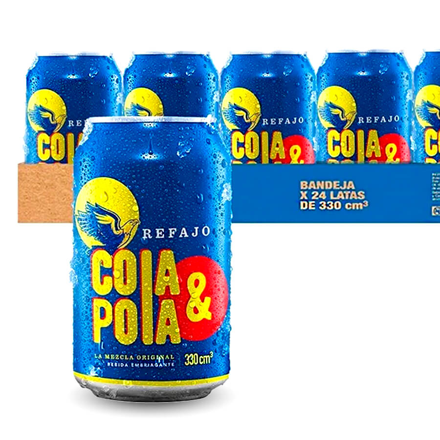 PACA  Cola &amp;Pola  Lata 330cm               