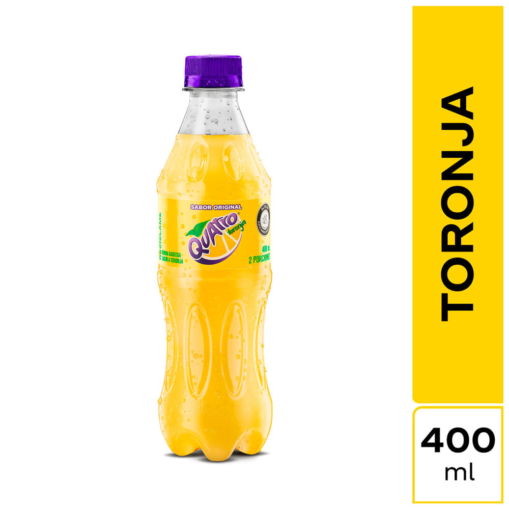 Gaseosa Quatro 400ml