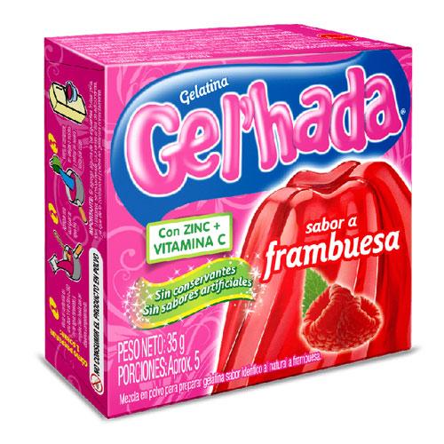 Gelatina Gelhada Frambuesa 35g