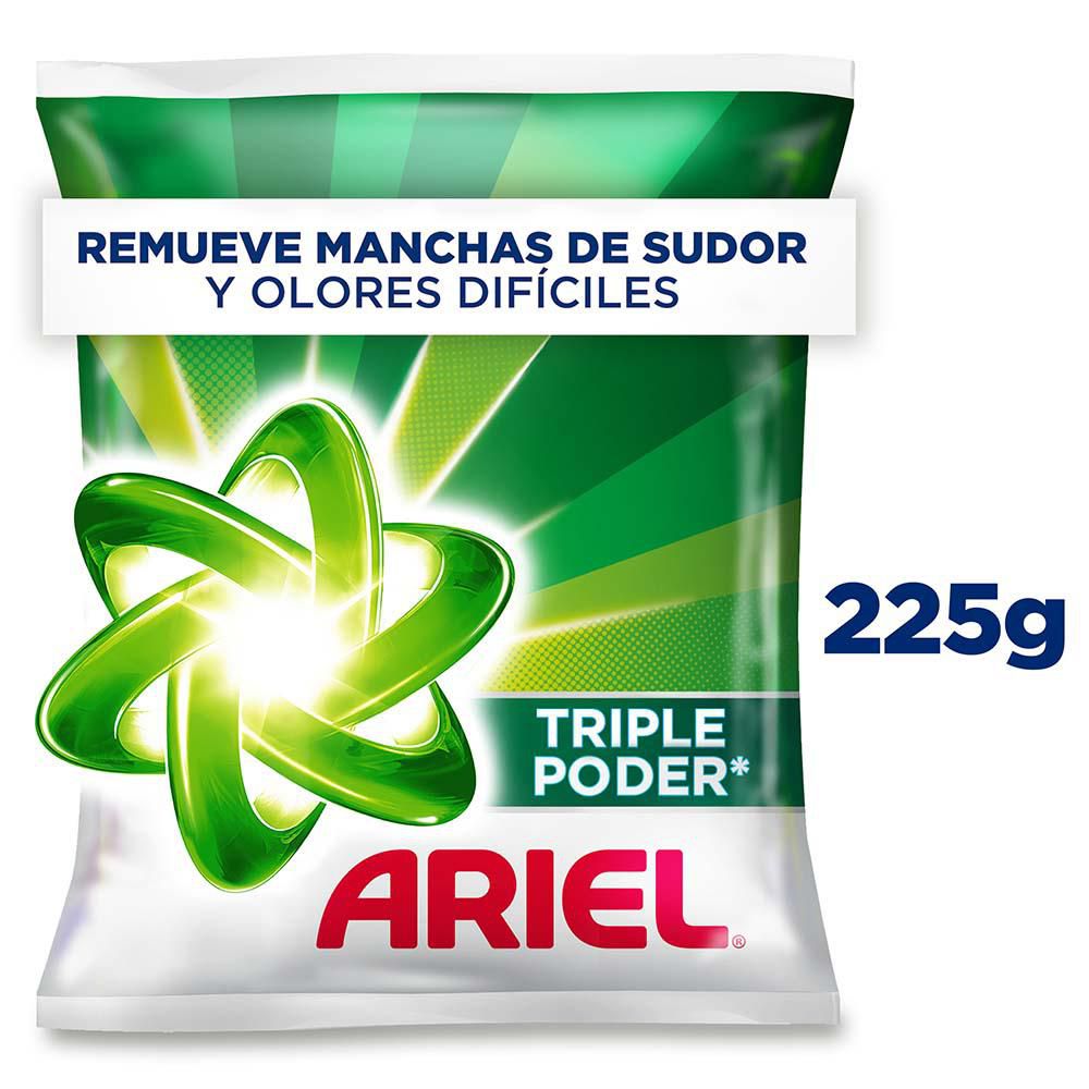 Jabón en Polvo TRIPLE PODER Ariel 225g