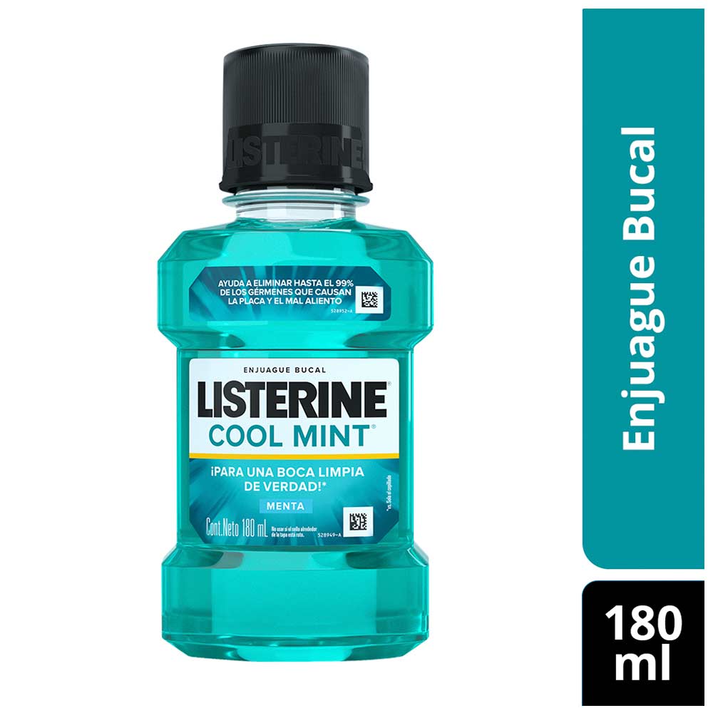 Listerine enjuague bucal Cool Mint Listerine 180ml