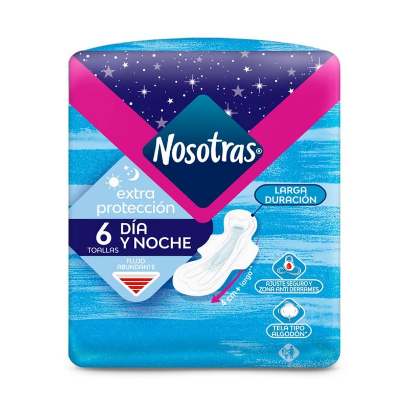 Toallas Día y Noche x6 Nosotras