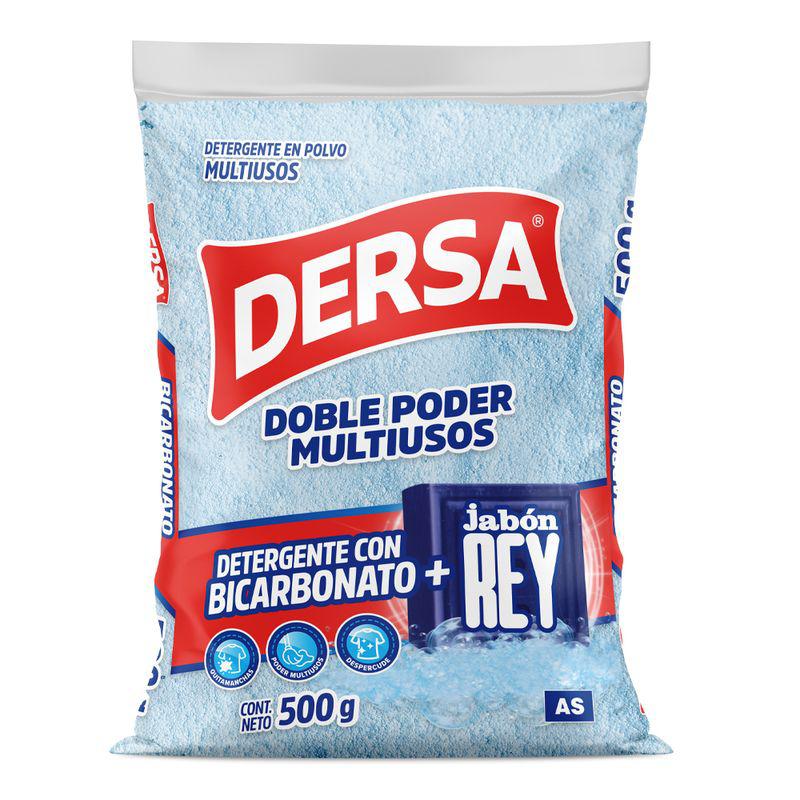 Jabón en Polvo Bicarbonato + Jabón Rey  Dersa 500g