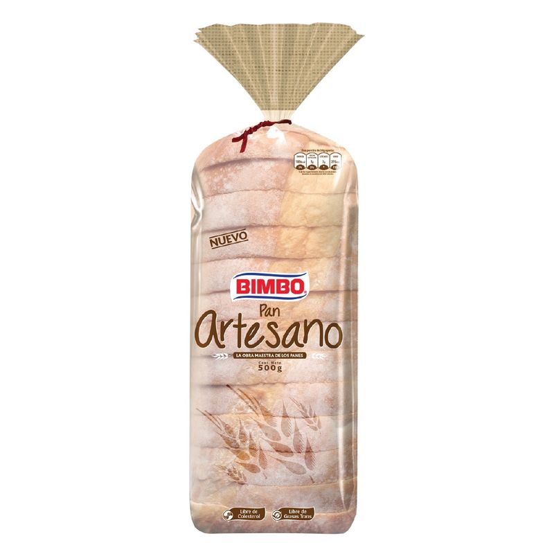 Pan Blanco Artesano Bimbo 500g