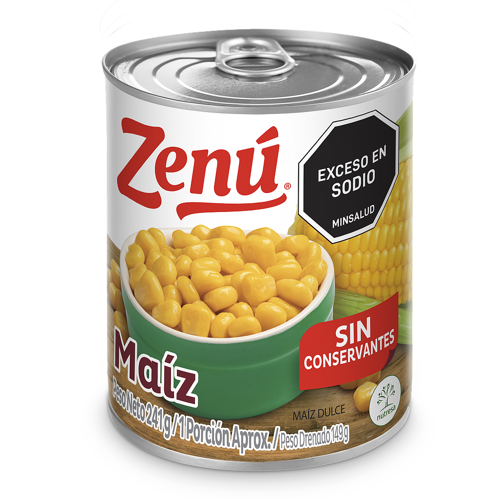 Maíz Dulce  Zenú 241g