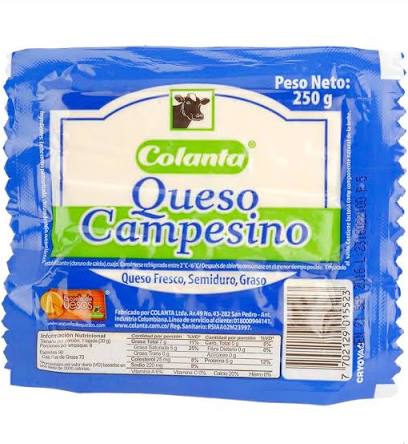 Queso Campesino Colanta Azul 250g
