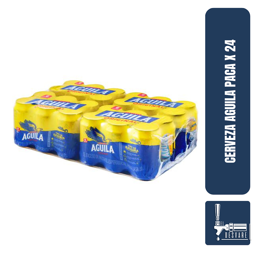 PACA  Cerveza Aguila Lata 330cm