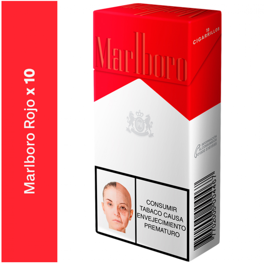 Cigarrillos Marlboro Rojo  x 10unidades