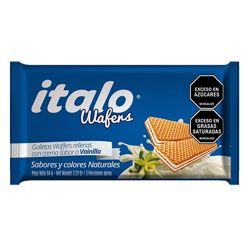 Galletas Wafer Italo Vainilla 117g