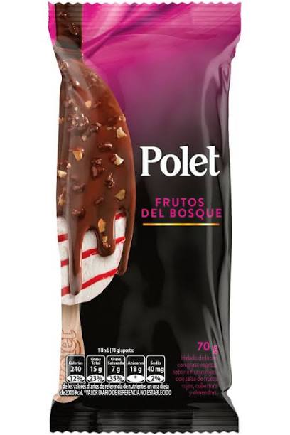Polet Frutos del Bosque Crem Helado 70g