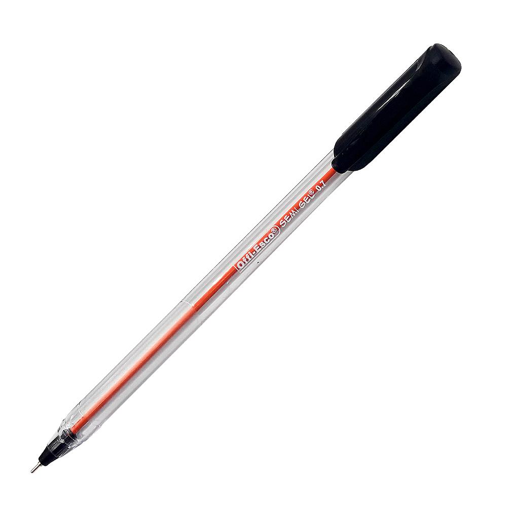 Bolígrafo Negro Offi-Esco Unidad 07mm