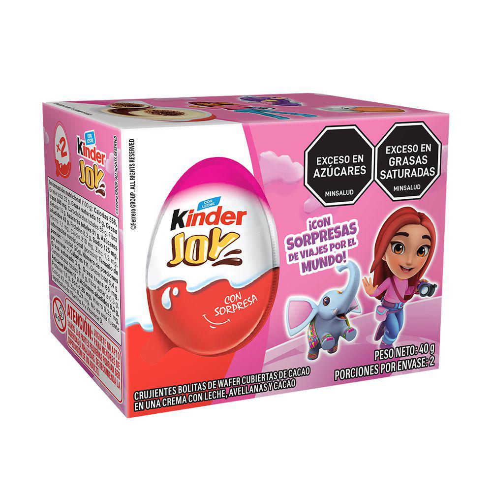 Huevo Kinder Joy Niña x 2
