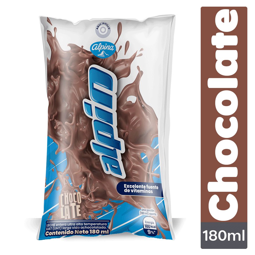 Alpin Chocolate Bolsa Alpina 180ml