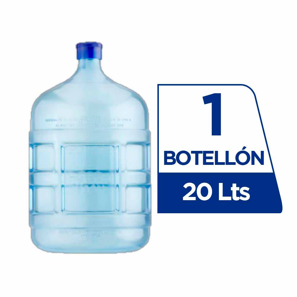 Agua con Botellón Cristal 20 Litros