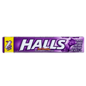 Halls Morado En Barra