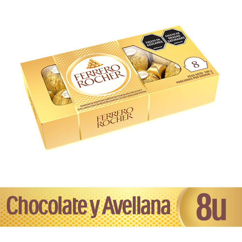 FERRERO ROCHER Bombones x8 100g