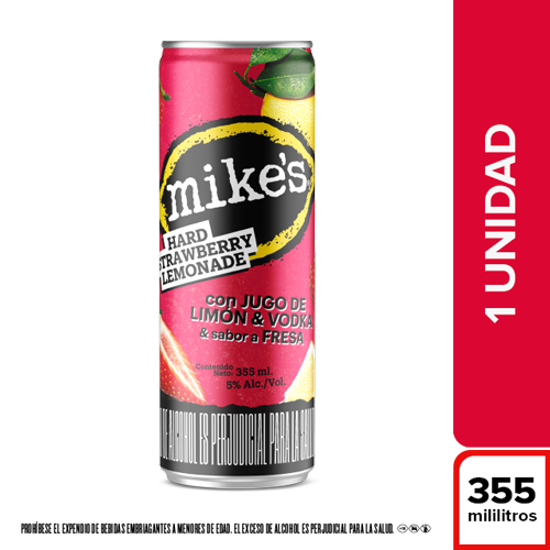 Mikes Hard Strawberry Lemonade 355ml