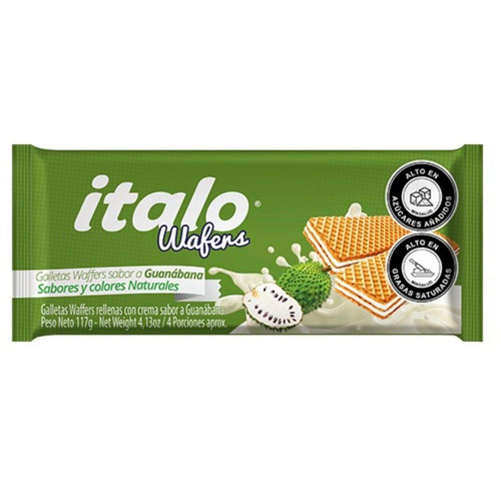 Galletas Wafers Italo Guanabana 117g