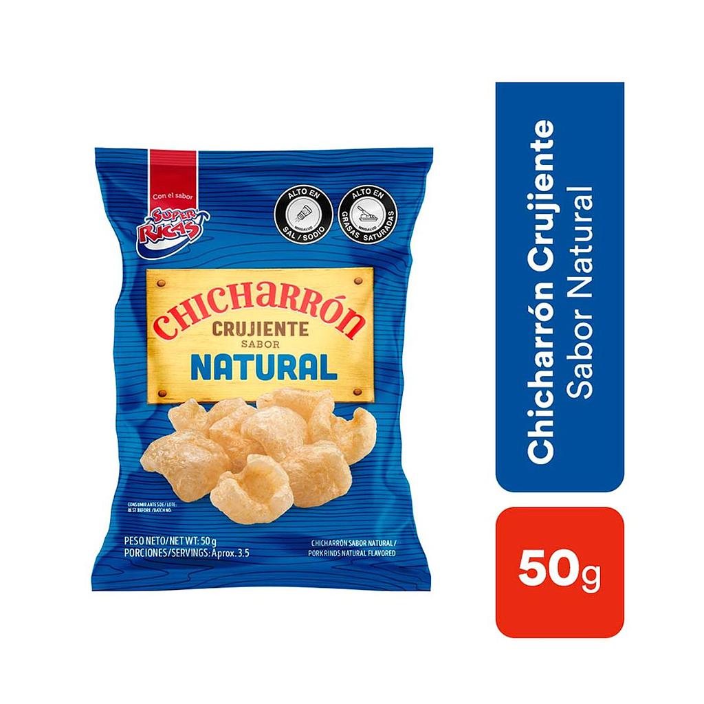 Chicharrón Natural Súper Ricas 50g