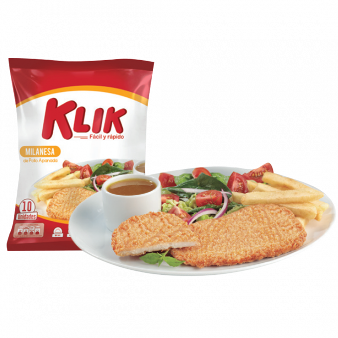 Milanesa apanados Klik 8 unidades