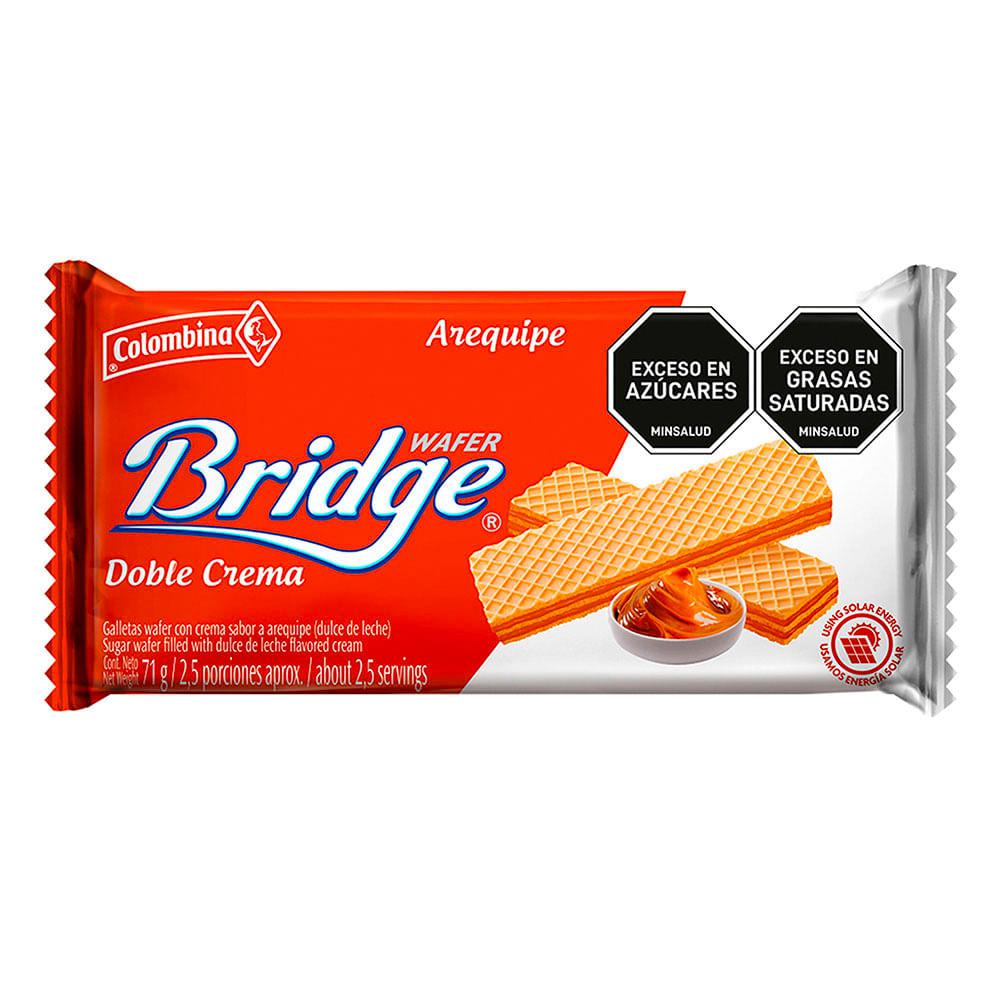 Galletas Bridge Wafer Arequipe 30g