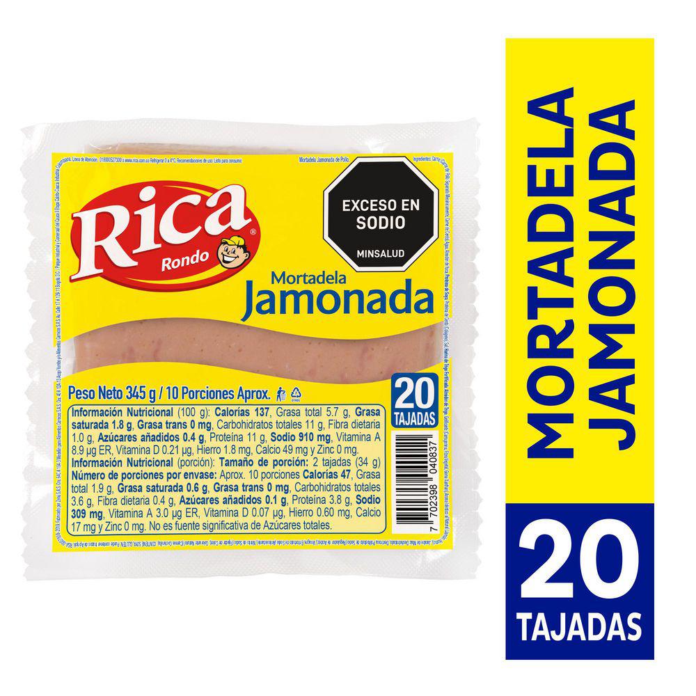 Mortadela Jamonada Rica 345g