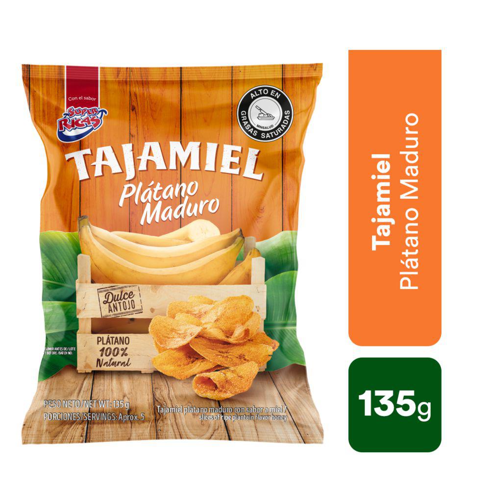 Tajamiel Plátano Maduro Super Ricas 135g