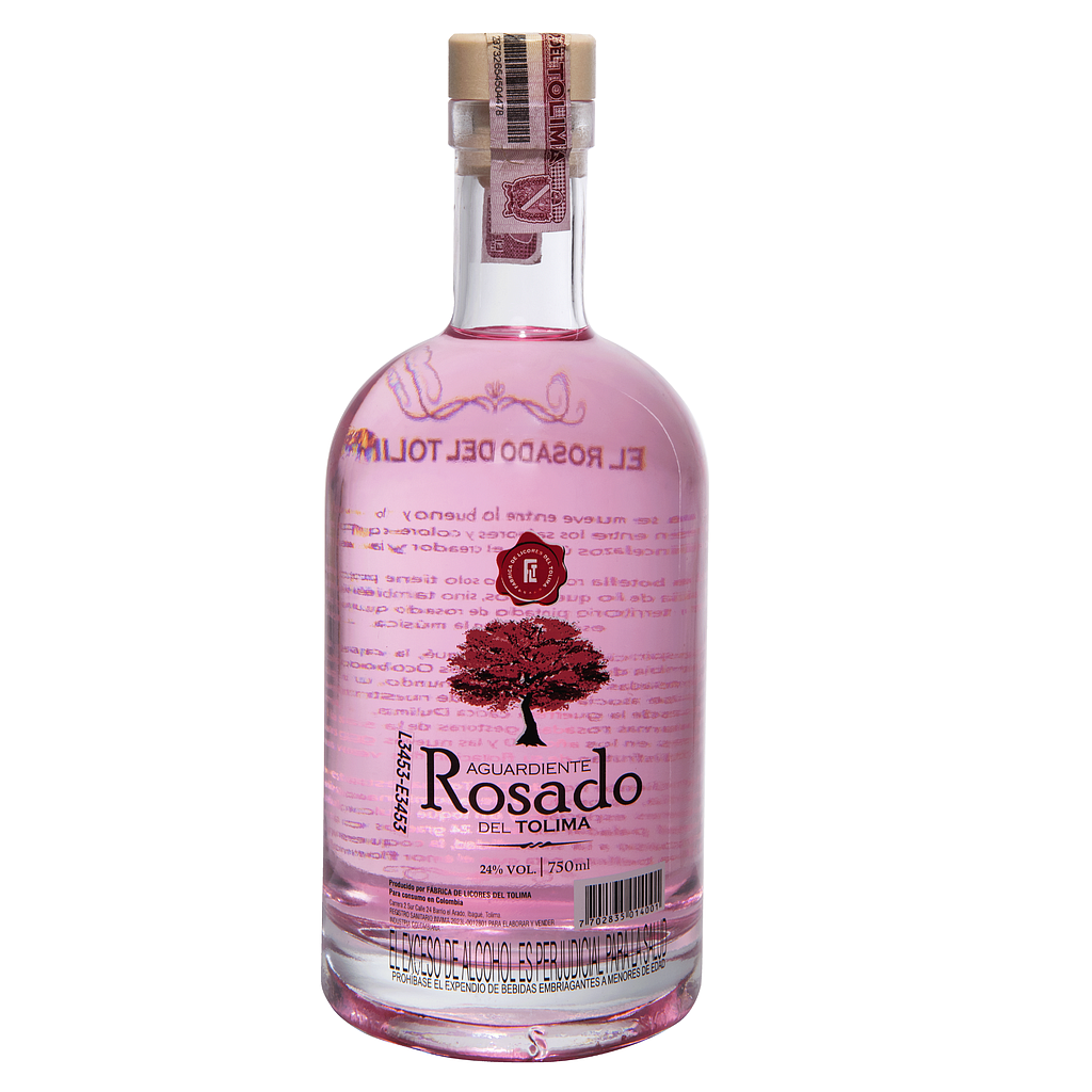 Aguardiente Rosado  750ml
