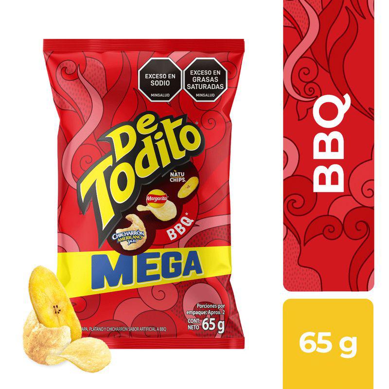 De Todito BBQ Margarita Bolsaza 80g