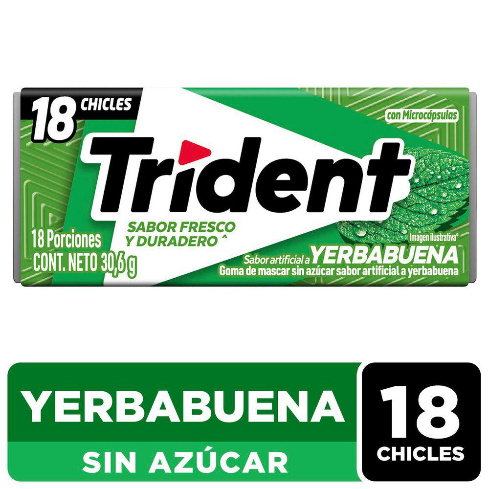 Trident Yerbabuena x 18unidades