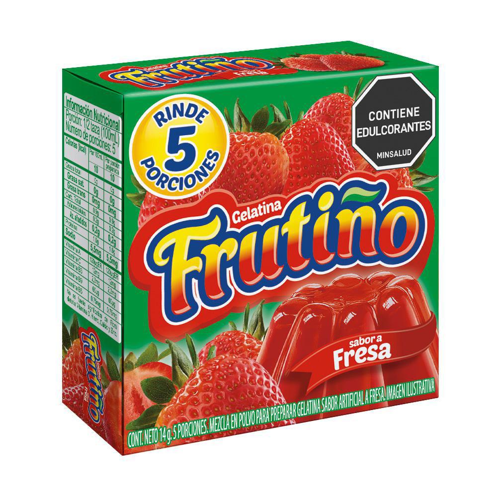 Gelatina Fresa Frutiño 14g