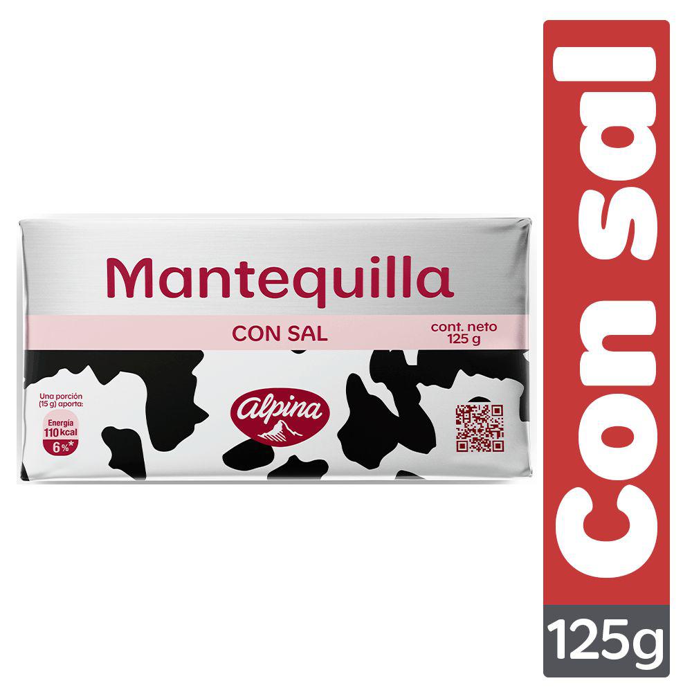 Mantequilla con Sal Alpina 125g