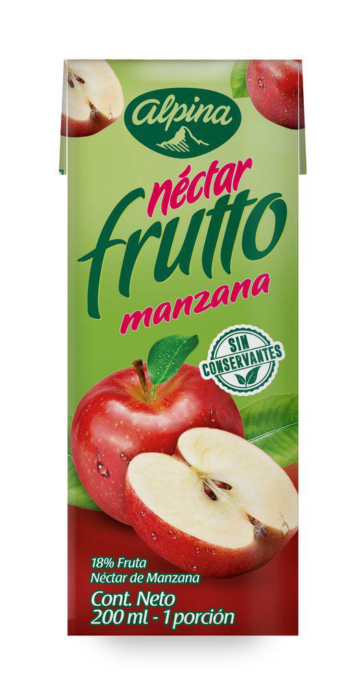 Jugo Frutto Manzana Alpina 200ml Caja