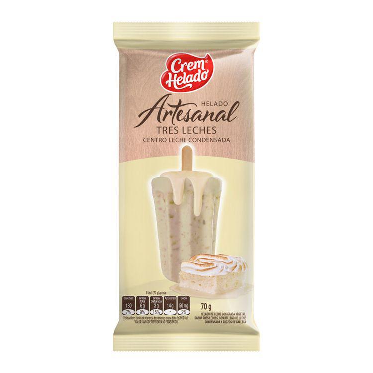 Artesanal Tres Leches  Crem Helado 70g