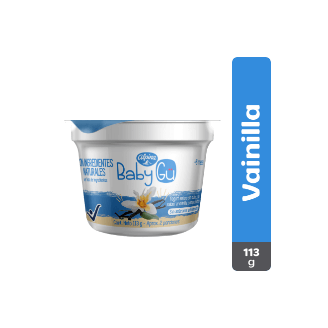 Yogurt Baby Gu Vainilla Alpina 113g