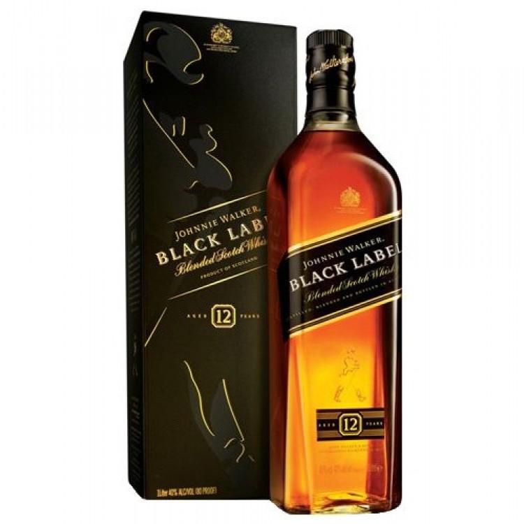 Whisky Johnnie Walker Black Label 12 años  700ml
