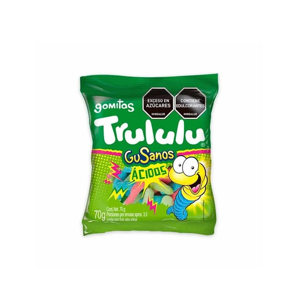 Gomitas Gusanos Ácidos Trululu 70g