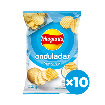 Papas Onduladas Mayonesa Margarita 35g
