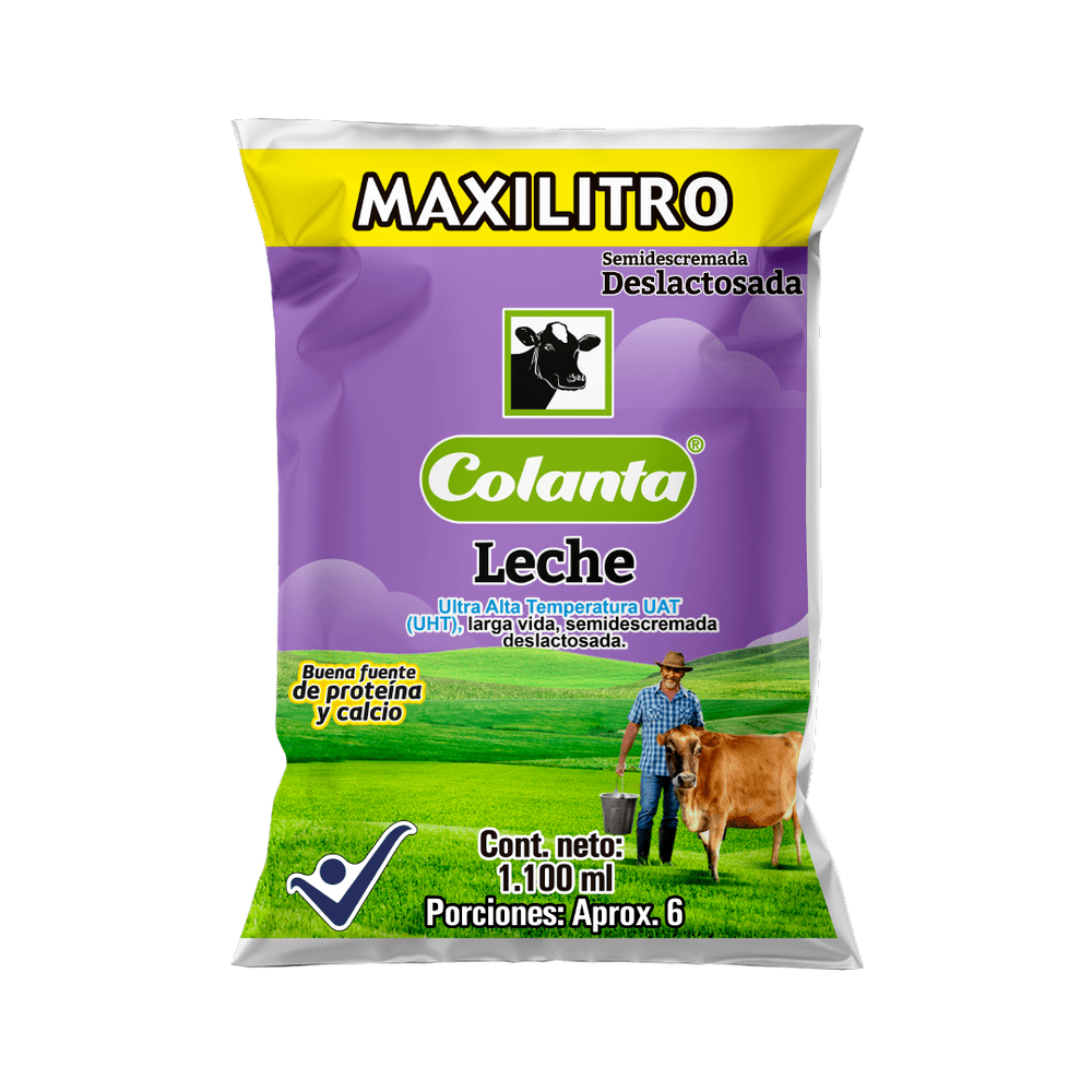 Leche Deslactosada Colanta Maxilitro 1.100ml