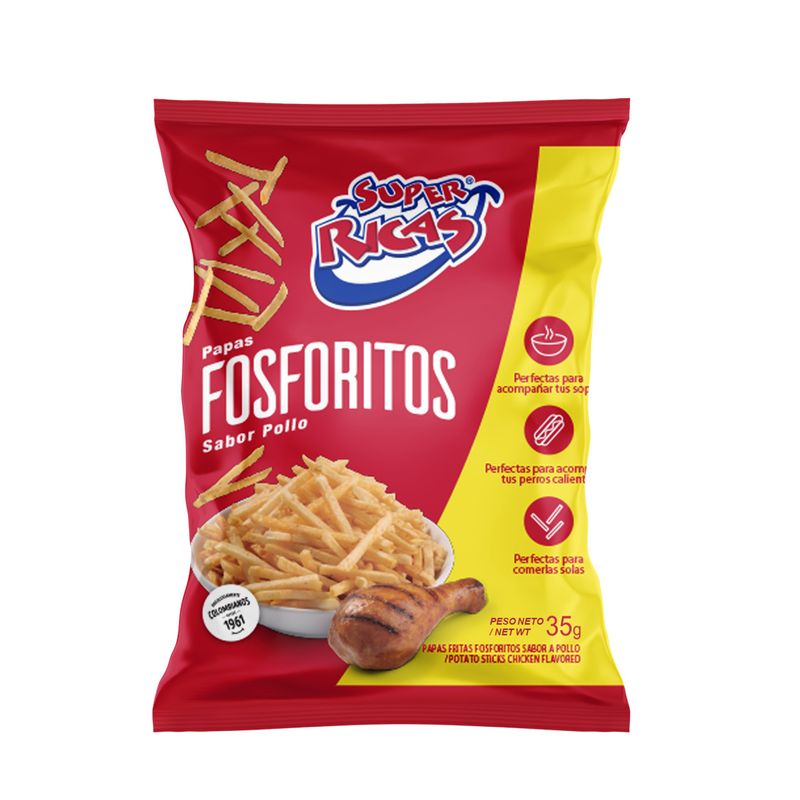 Fosforitos Pollo Súper Ricas 35g