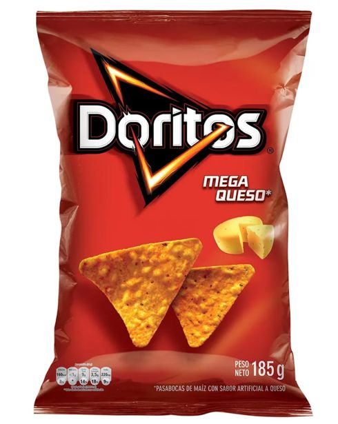 Doritos Mega Queso Margarita 185g