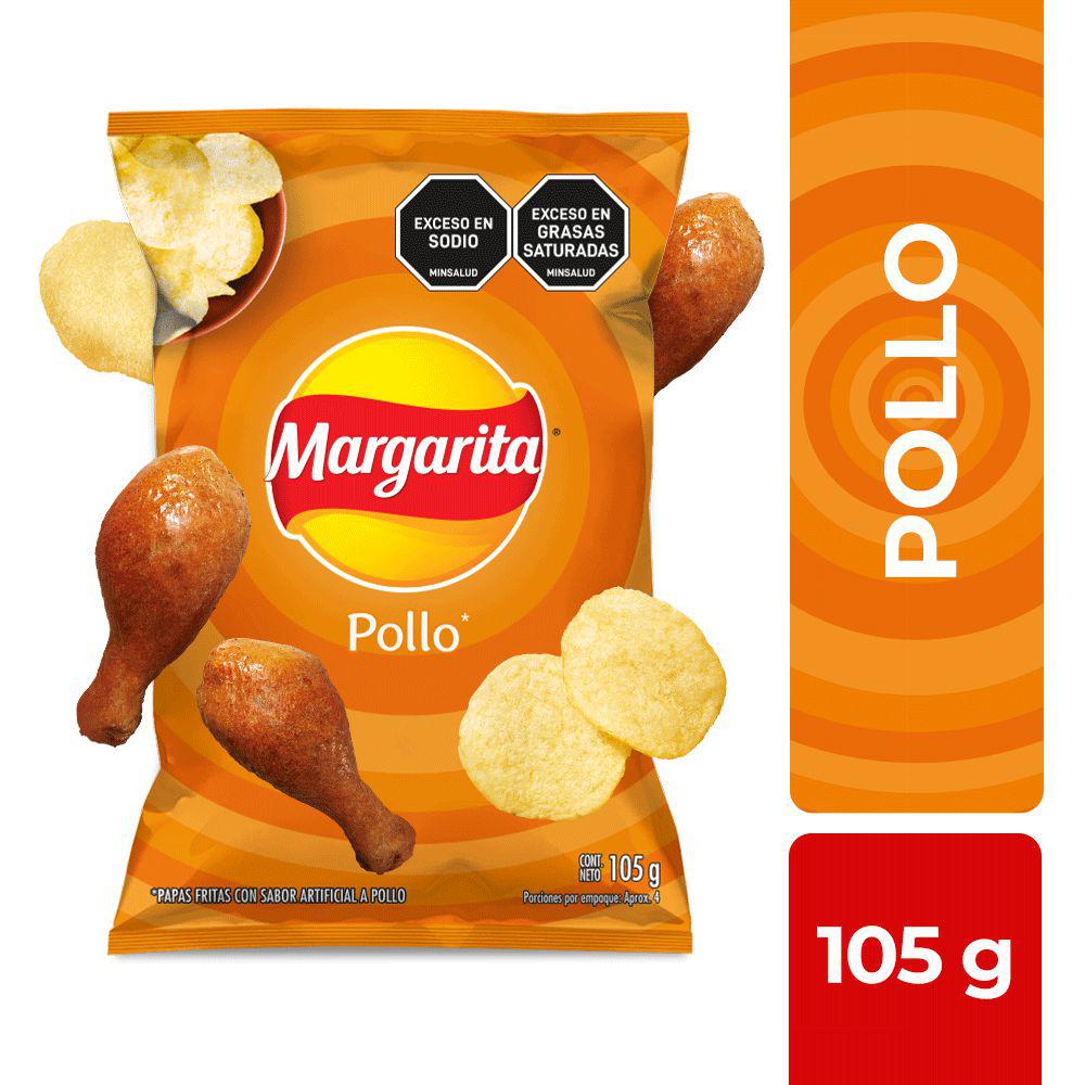 Papas Pollo Margarita 105g