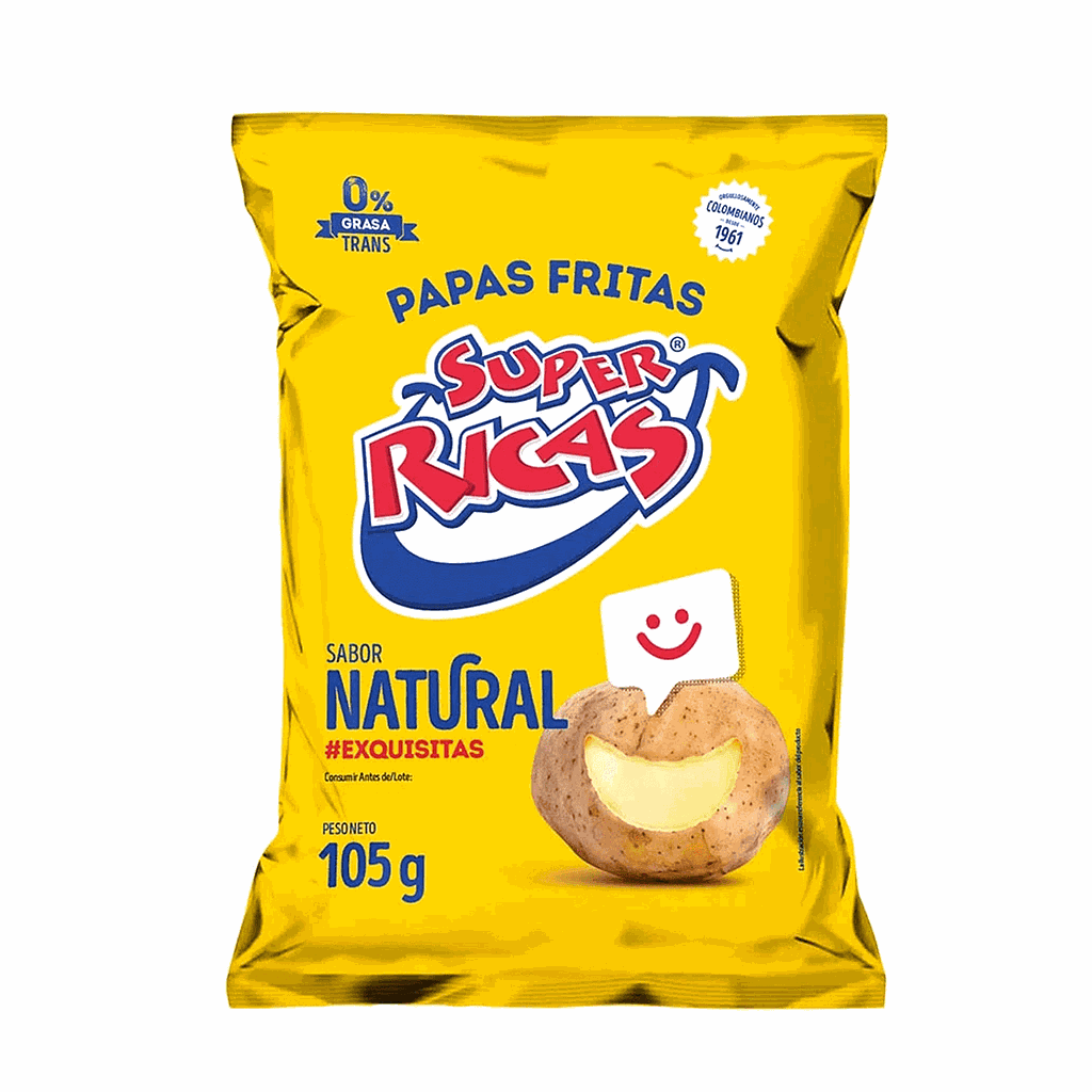 Papas Natural Súper Ricas 105g